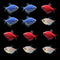 Blue Tetras, Red Tetras, and Starlight White Tetras