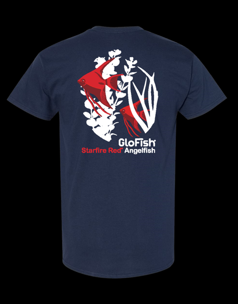 GloFish® Starfire Red® Angelfish T-shirt back